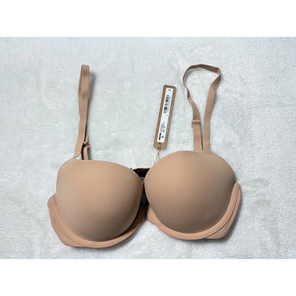 Skims Fits Everybody Push Up Demi Bra Clay Tan BA-DEM-9222 Size 32B NWT